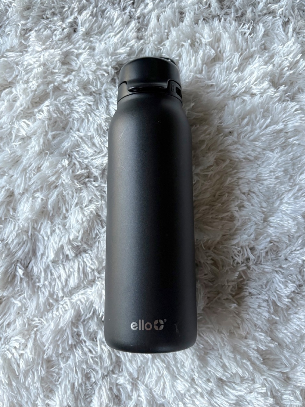 Ello Matte Black Stainless Water Bottle • 32 Oz
